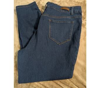 Denim Fever Blue Jeans Plus Size 18 Stretch Comfy Zipper Front Pockets
